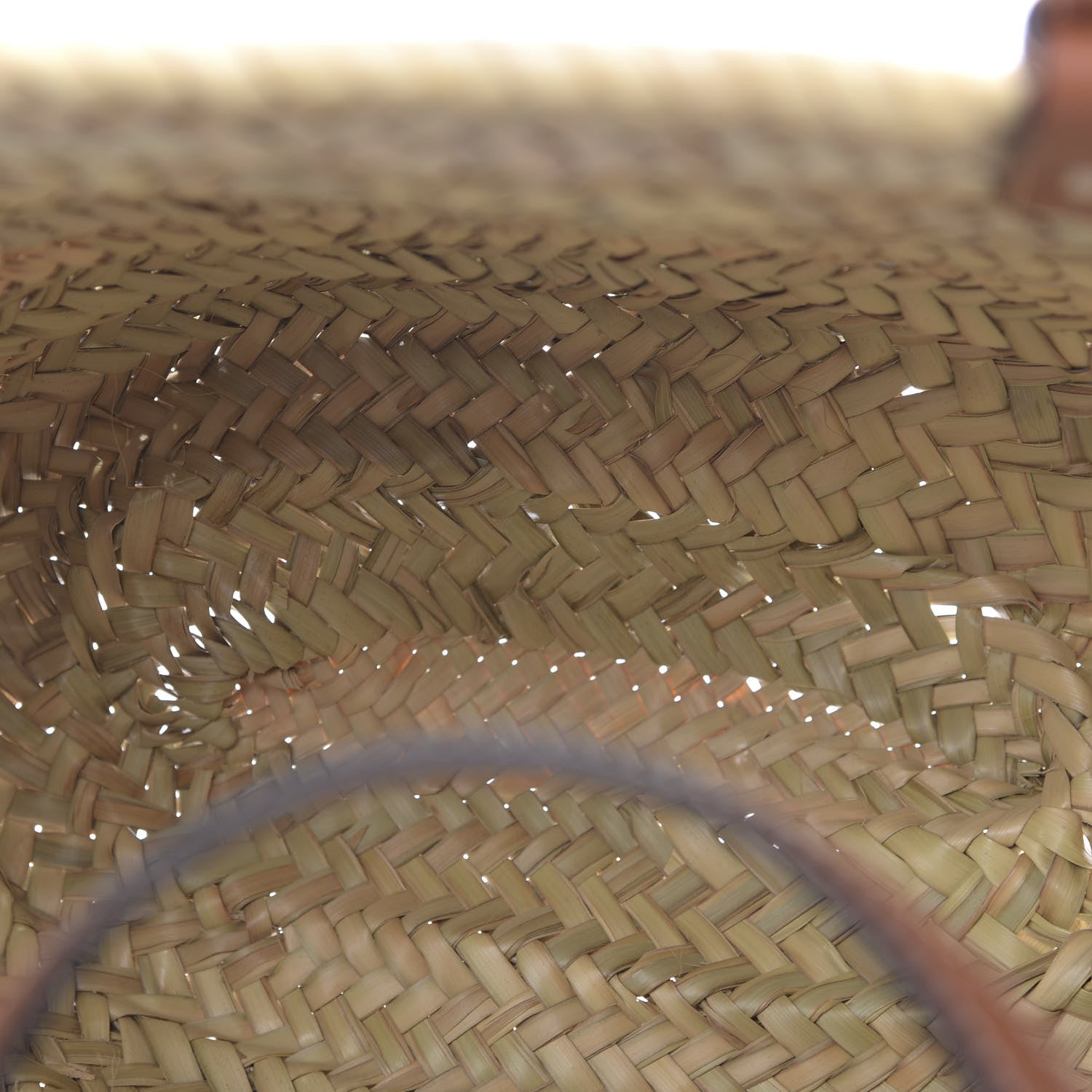Loewe Raffia Basket Tote Bag Natural Tan 5 of 11