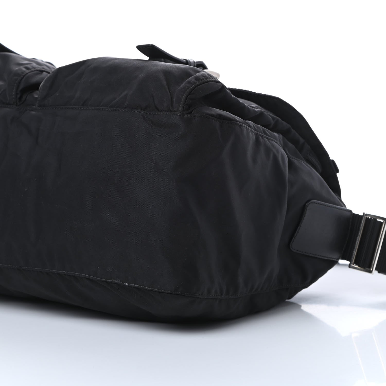 Prada Nylon Vela Messenger Bag Black 10 of 16