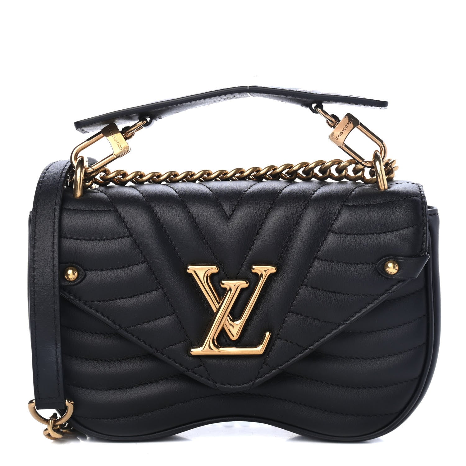 Louis Vuitton Calfskin New Wave Chain PM Black 1 of 4