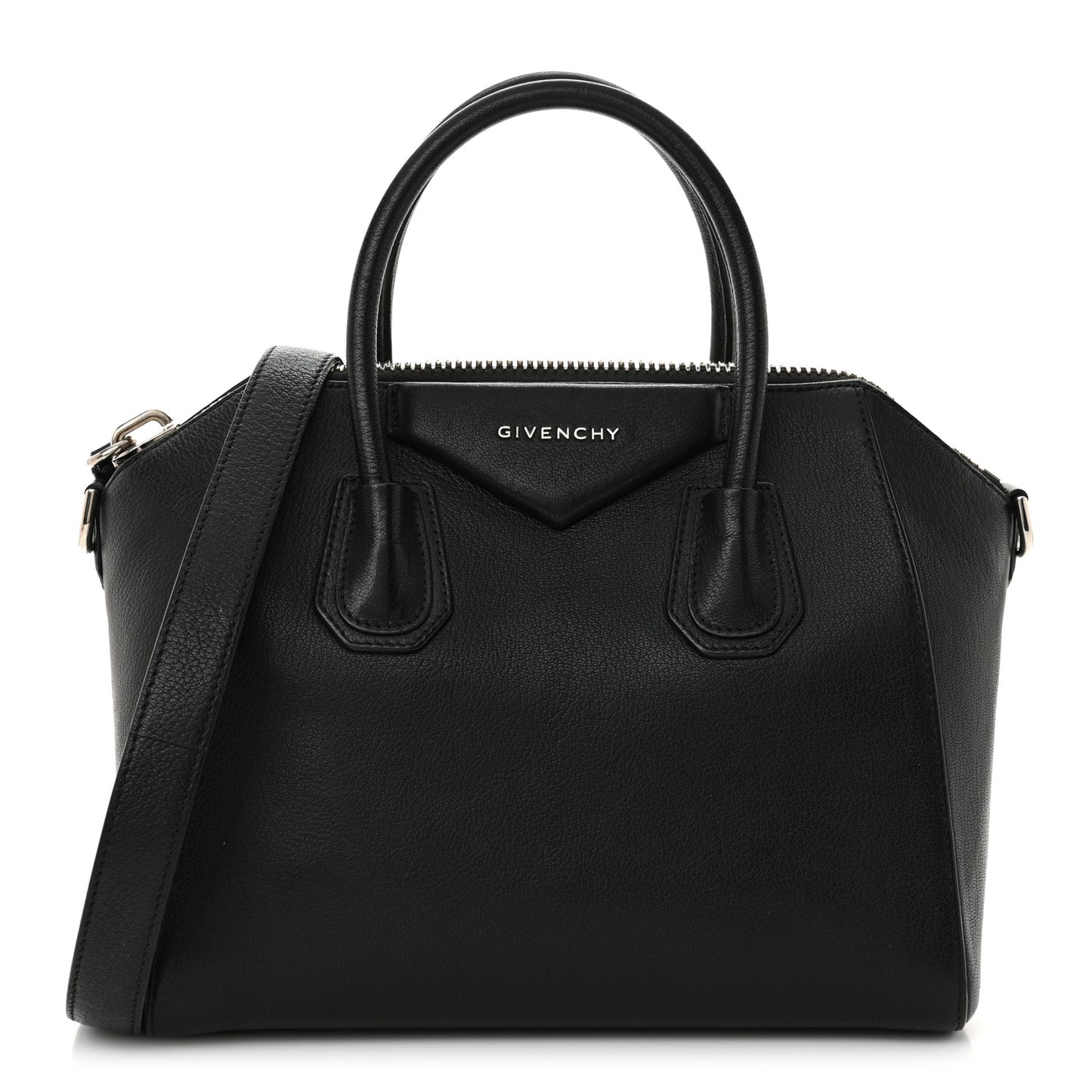 Sugar Goatskin Small Antigona Black