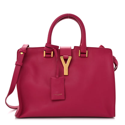 Saint Laurent Calfskin Small Classic Y Cabas Fuchsia 1 of 9