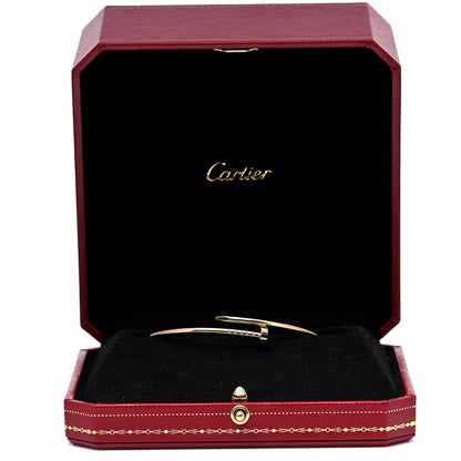Cartier 18K Yellow Gold Small Juste Un Clou Bracelet 17 7 of 7