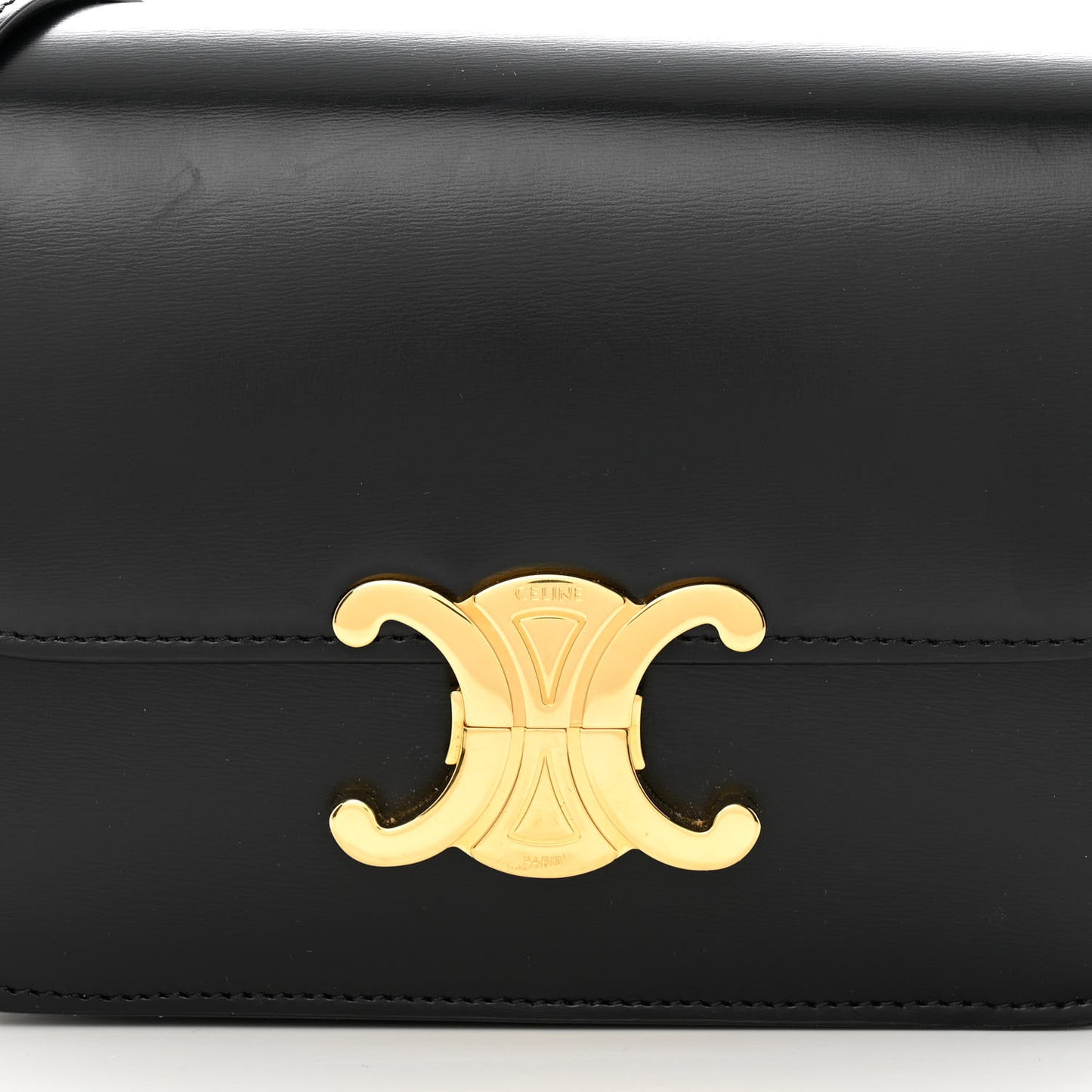 Shiny Calfskin Teen Triomphe Black
