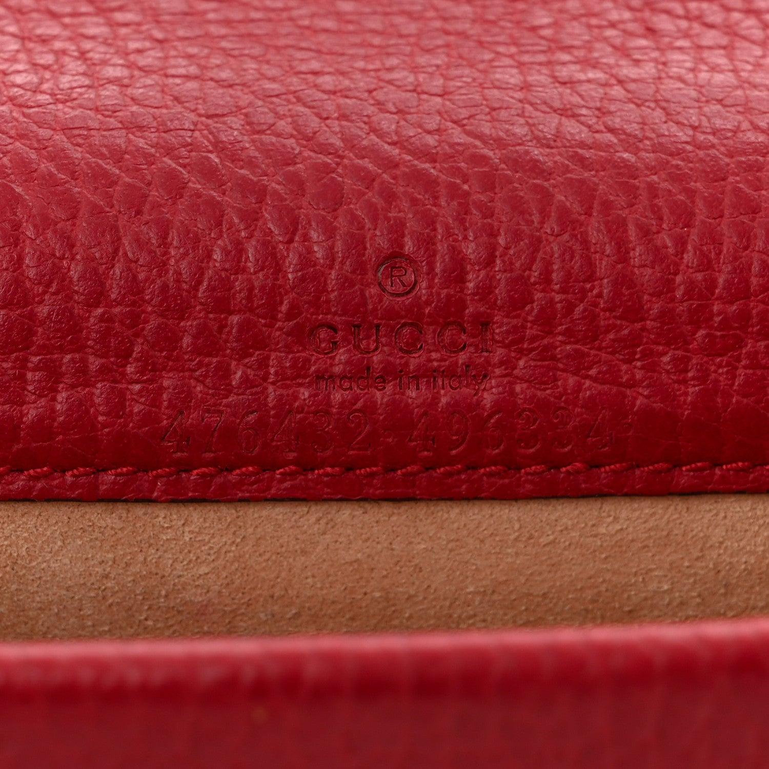 Gucci Calfskin Super Mini Dionysus Shoulder Bag Hibiscus Red 6 of 11