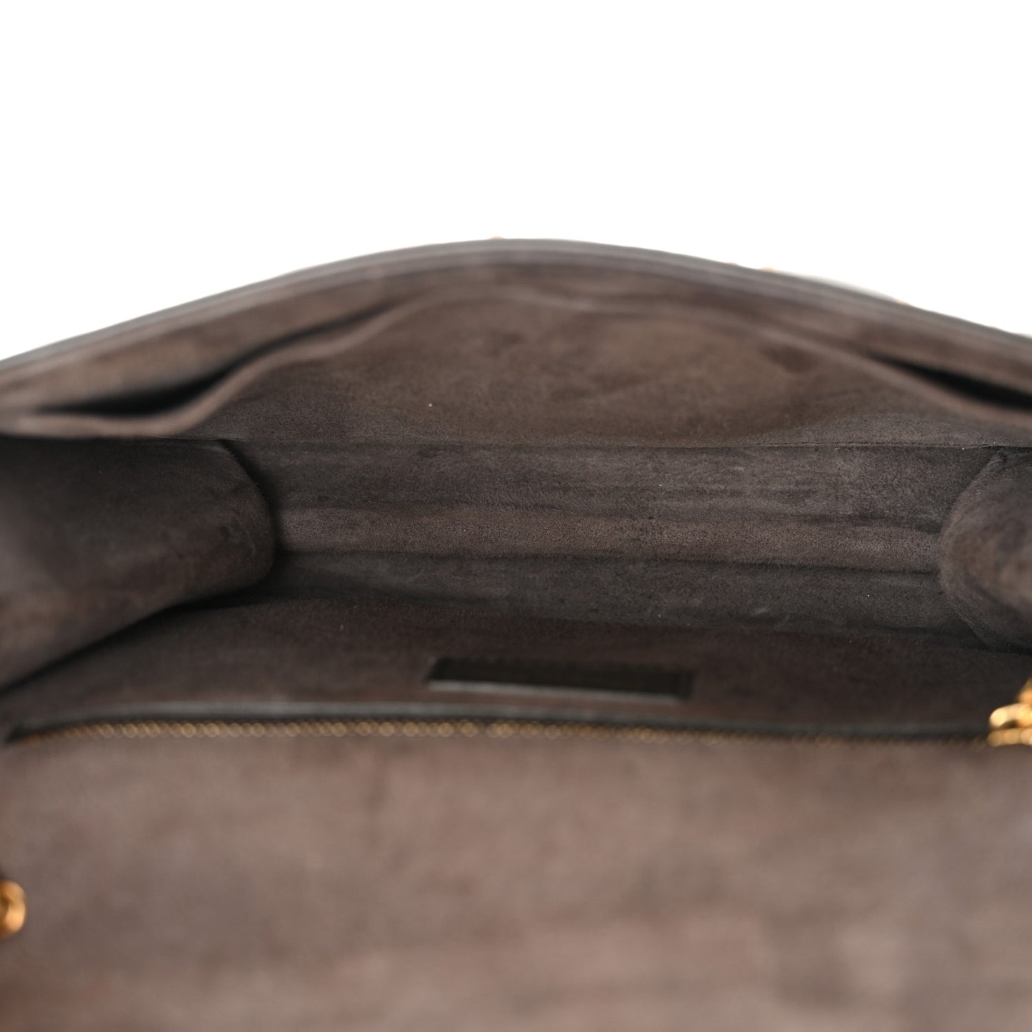 Lambskin Cannage Studded Large Dioraddict Flap Bag Brown