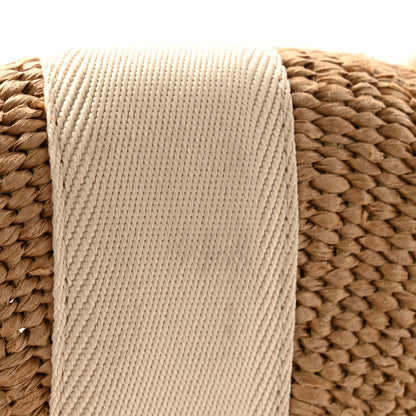 Chloe Raffia Large Woody Basket Bag White 10 of 11