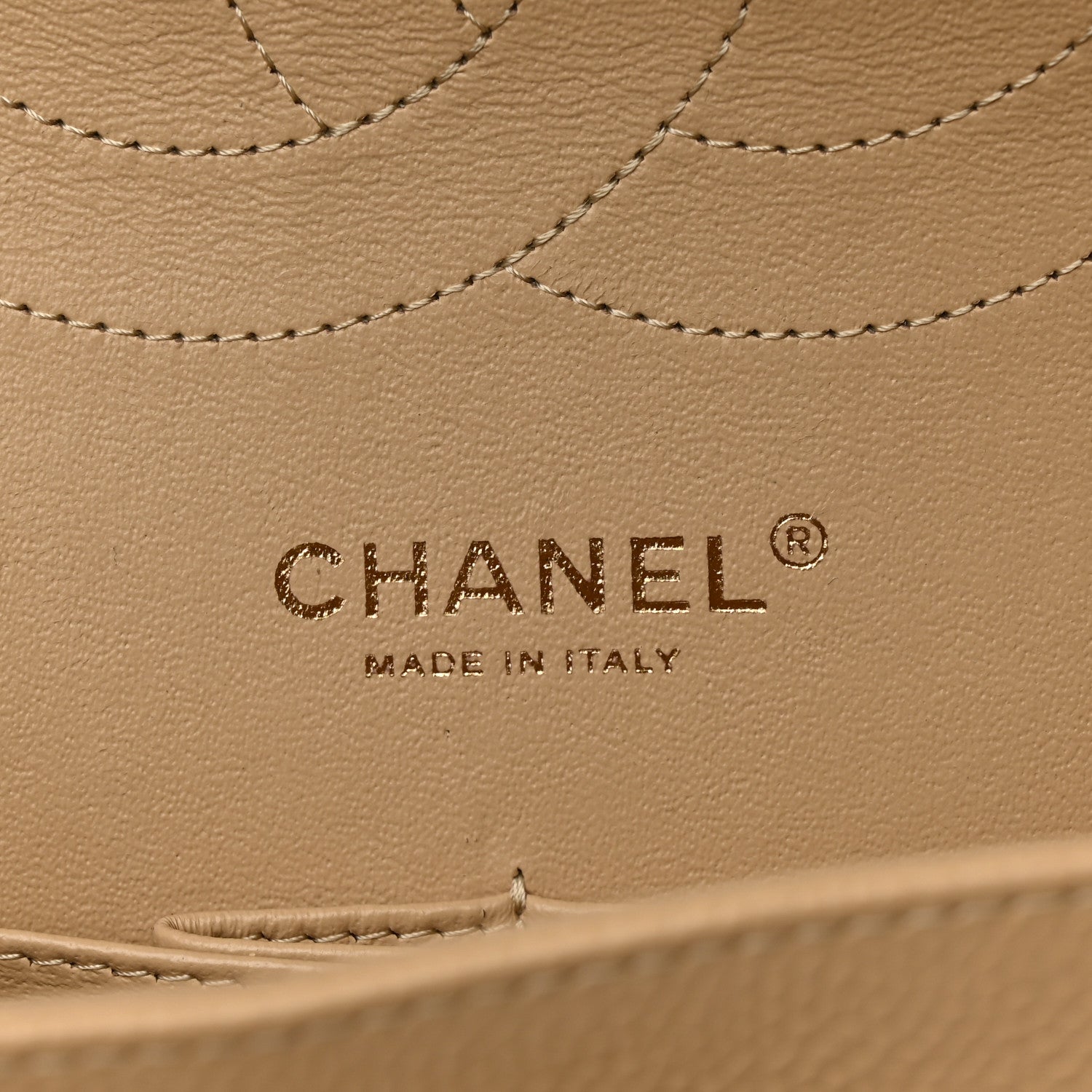 Chanel Caviar Quilted Jumbo Double Flap Beige 6 of 11