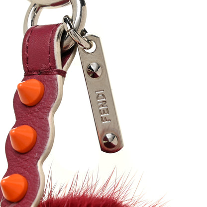 Fendi Mink Fur Calfskin Fun Fair Bag Charm Multicolor 4 of 5