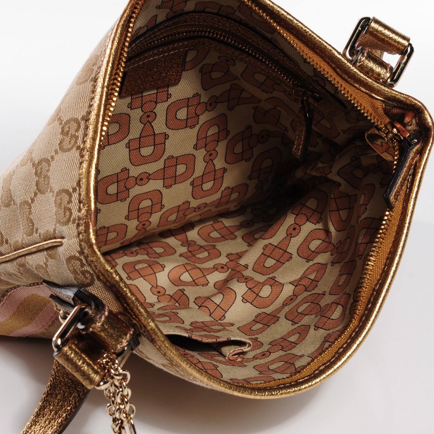 Monogram Jolicoeur Messenger Bag Gold