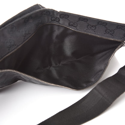 Gucci GG Monogram Double Pocket Belt Bag Black 5 of 11