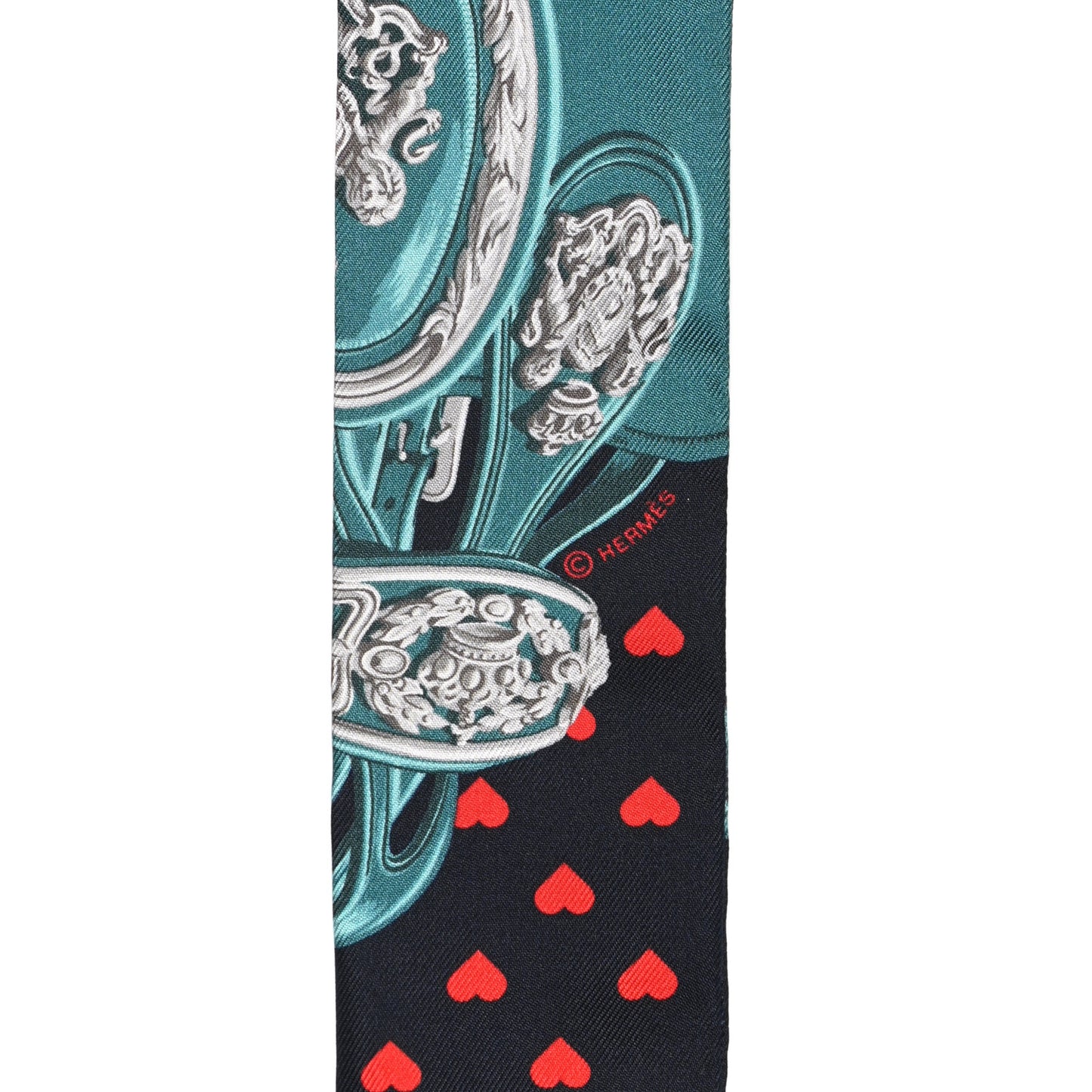 Silk Brides de Gala Love Twilly Caban Canard Rouge