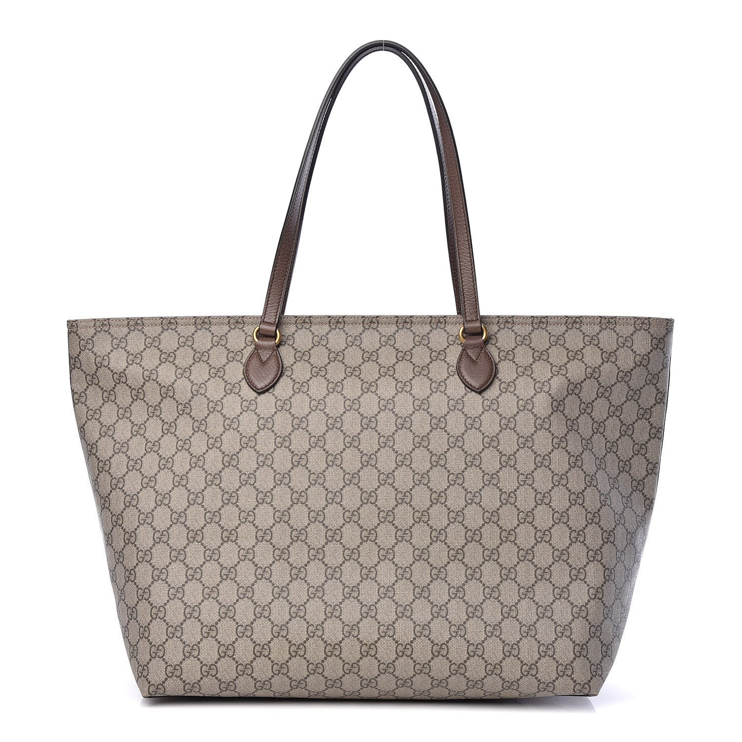 GG Supreme Monogram Medium Ophidia Shopping Tote Ebony