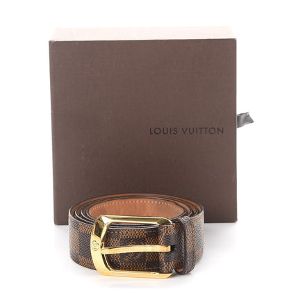 Louis Vuitton Damier Ebene 30mm Ellipse Belt 90 36 12 of 12