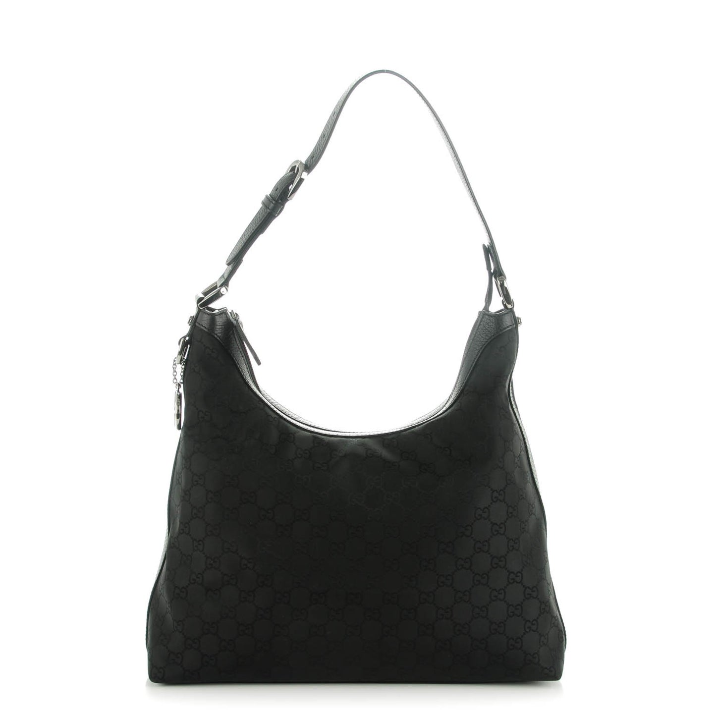 Nylon Monogram Hobo Black