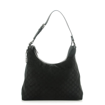 Gucci Nylon Monogram Hobo Black 1 of 7