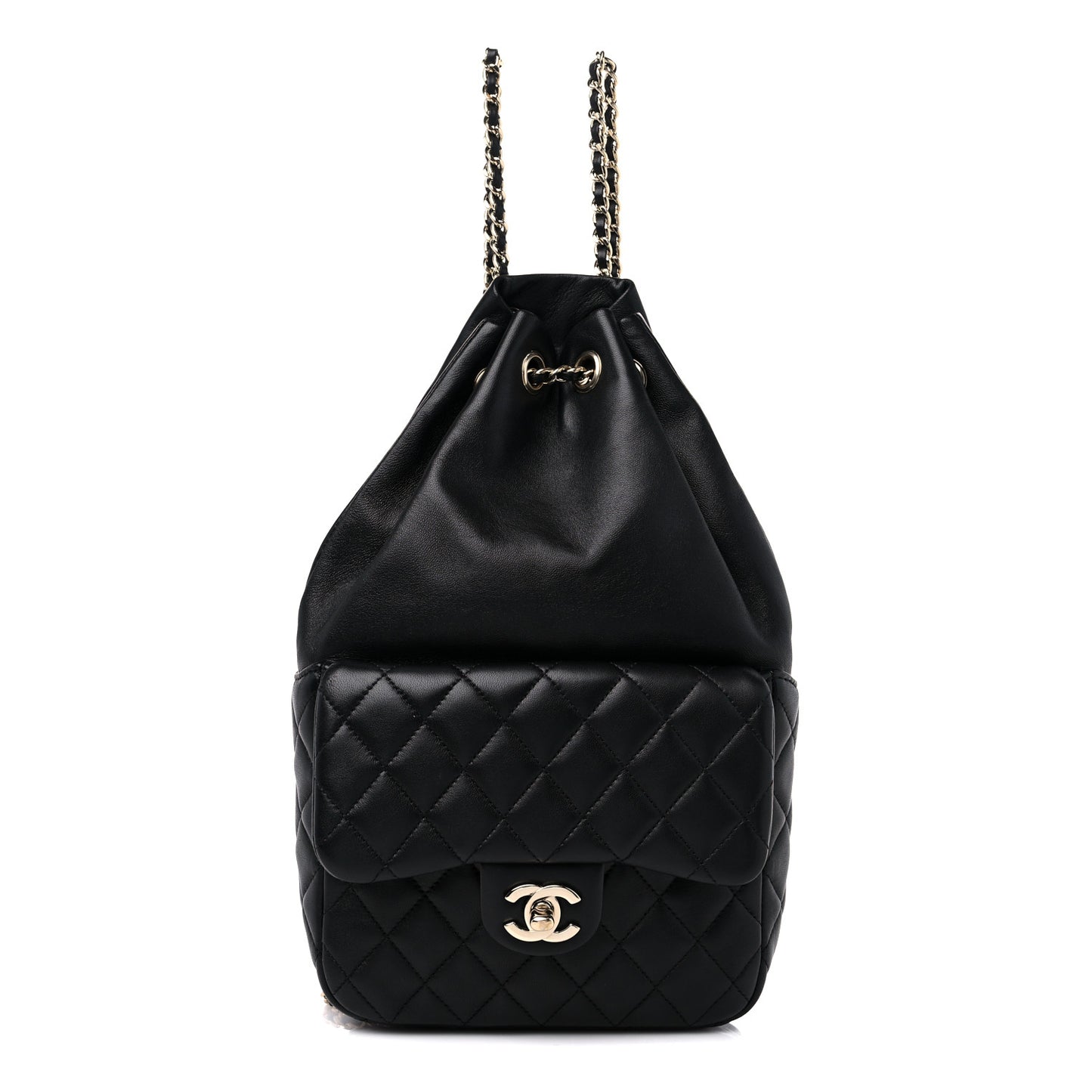 Lambskin Quilted Small In Seoul Backpack Black