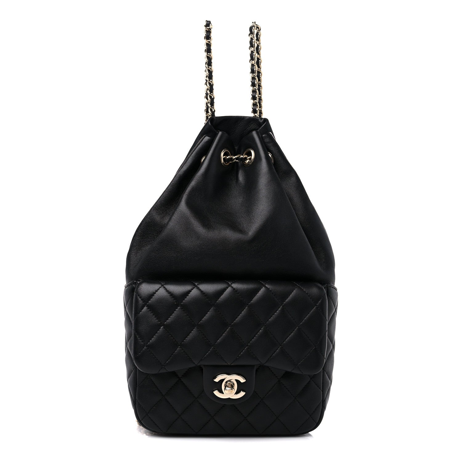 Chanel Lambskin Quilted Small In Seoul Backpack Black 1 of 9