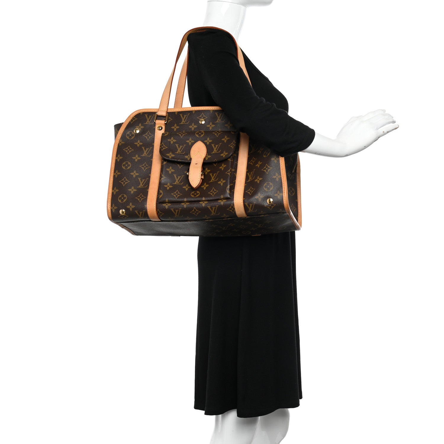 Louis Vuitton Monogram Baxter GM Dog Pet Carrier 2 of 10