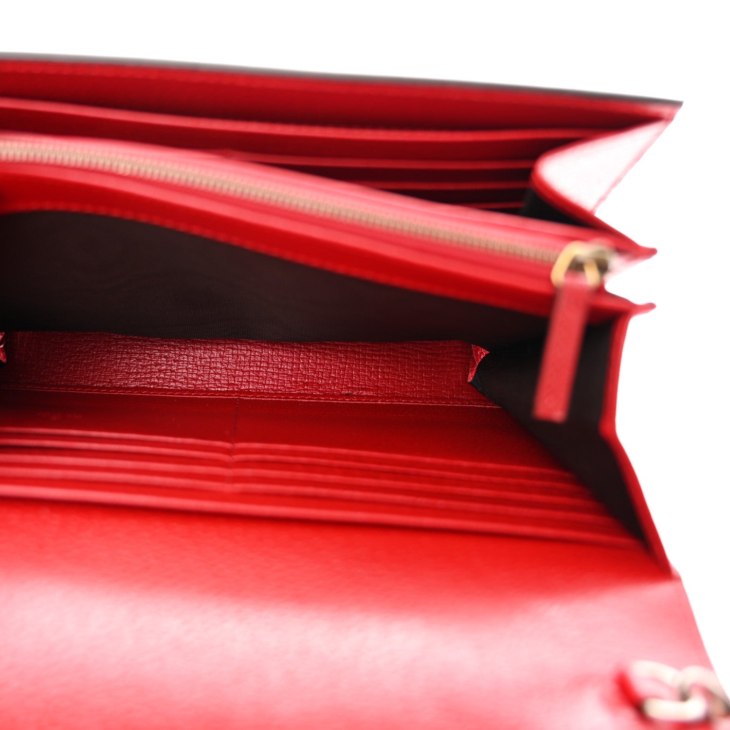 Gucci Calfskin Web Mini Dionysus Chain Wallet Hibiscus Red 6 of 12