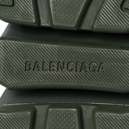 Balenciaga Technical 3D Recycled Knit Womens Speed 2.0 Sneakers 38 Monocolor Dark Kaki 7 of 7