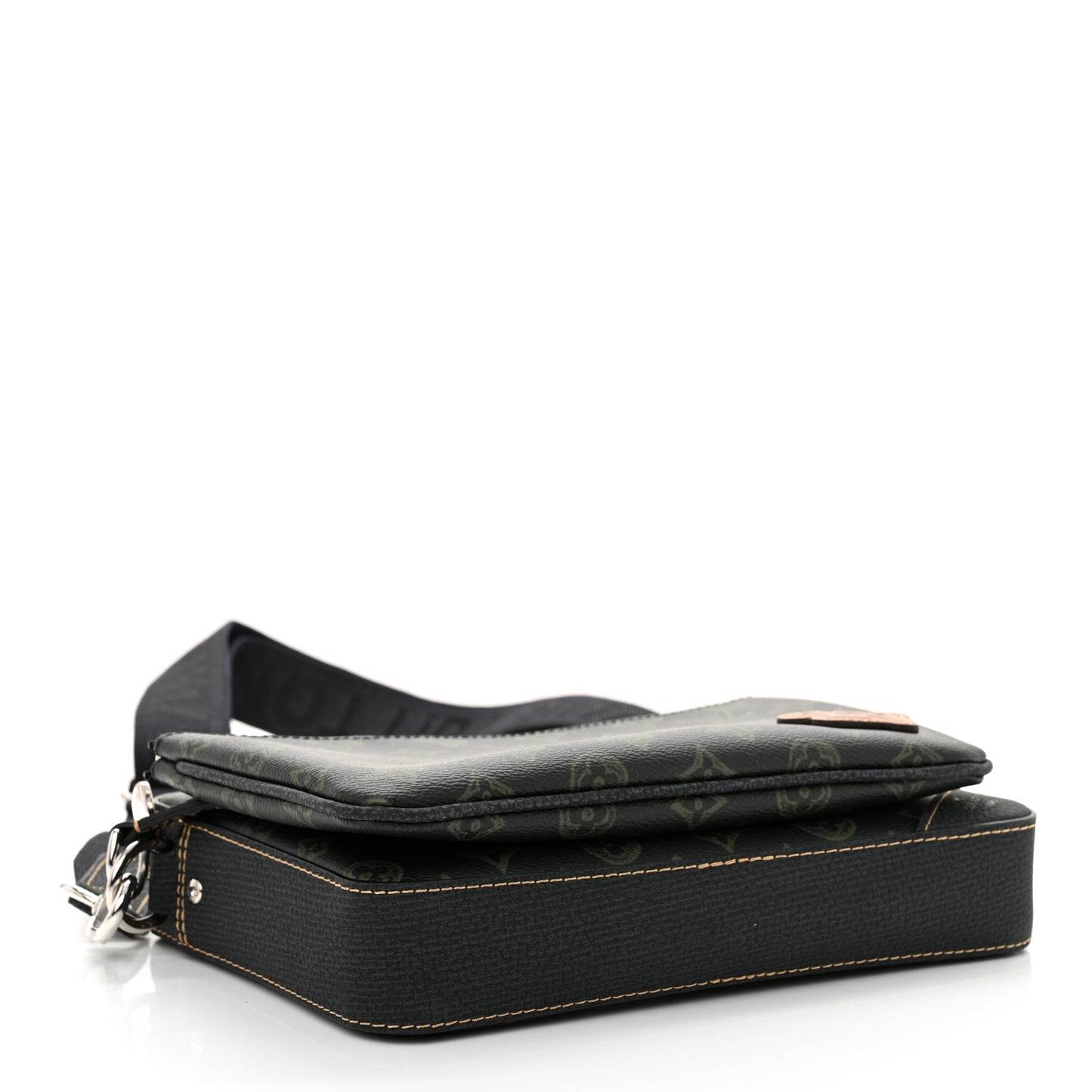 Monogram Trio Messenger Dark Green