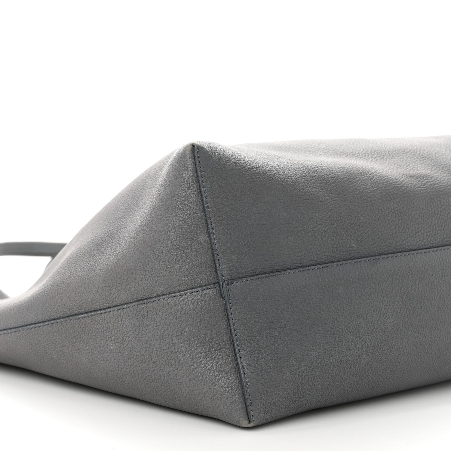 The Row Grained Calfskin Park Tote Three Grey 9 of 18