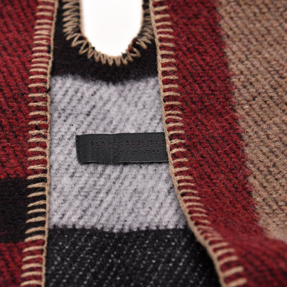 Burberry Wool Cashmere Mega Check Cape Scarf Scarf Multicolor 5 of 5