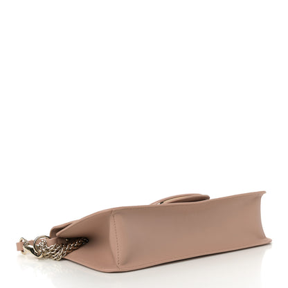 Valentino Garavani Calfskin Enamel Vlogo Loco Shoulder Bag Rose Cannelle 4 of 11