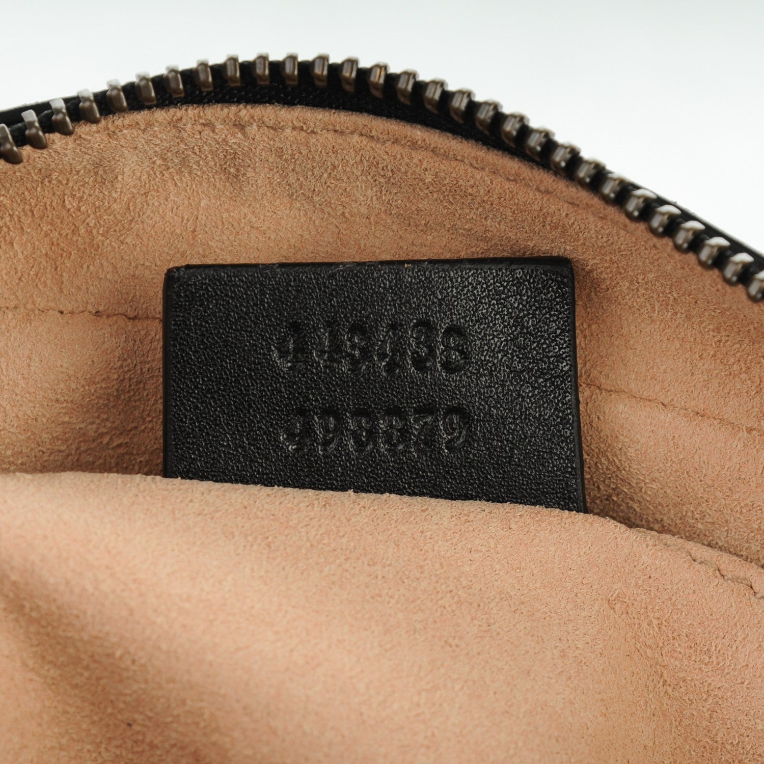 Gucci Calfskin Matelasse Mini GG Marmont Wrist Wallet Black 7 of 7
