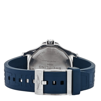 Breitling Stainless Steel Rubber 42mm Superocean Automatic Watch Blue A17366 3 of 5