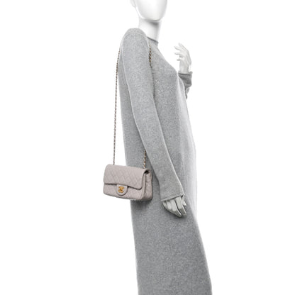 Chanel Lambskin Quilted Mini Rectangular Pearl Crush Flap Grey 2 of 11