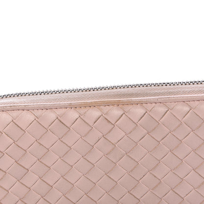Bottega Veneta Nappa Intrecciato Zip Around Wallet Lotus 17 of 17