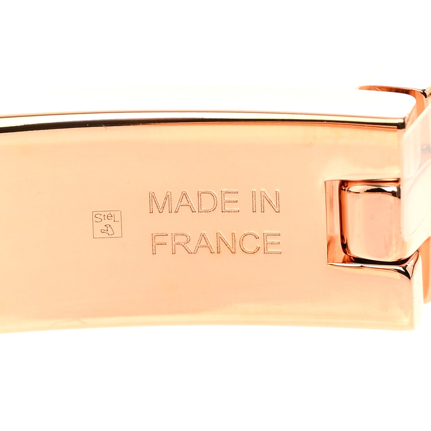 Hermes Enamel Mini Clic Kelly Bracelet PM Creme 4 of 6