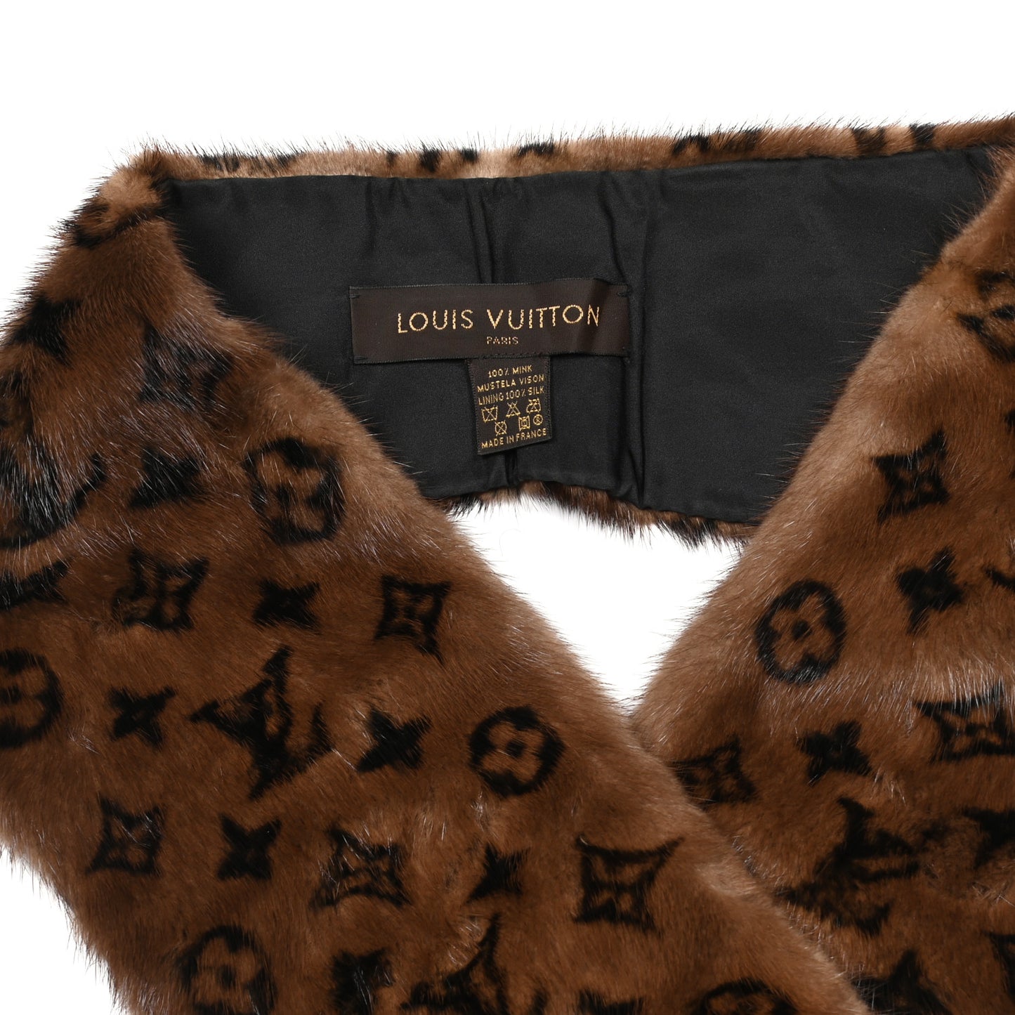 Monogram Mink Fur Stole