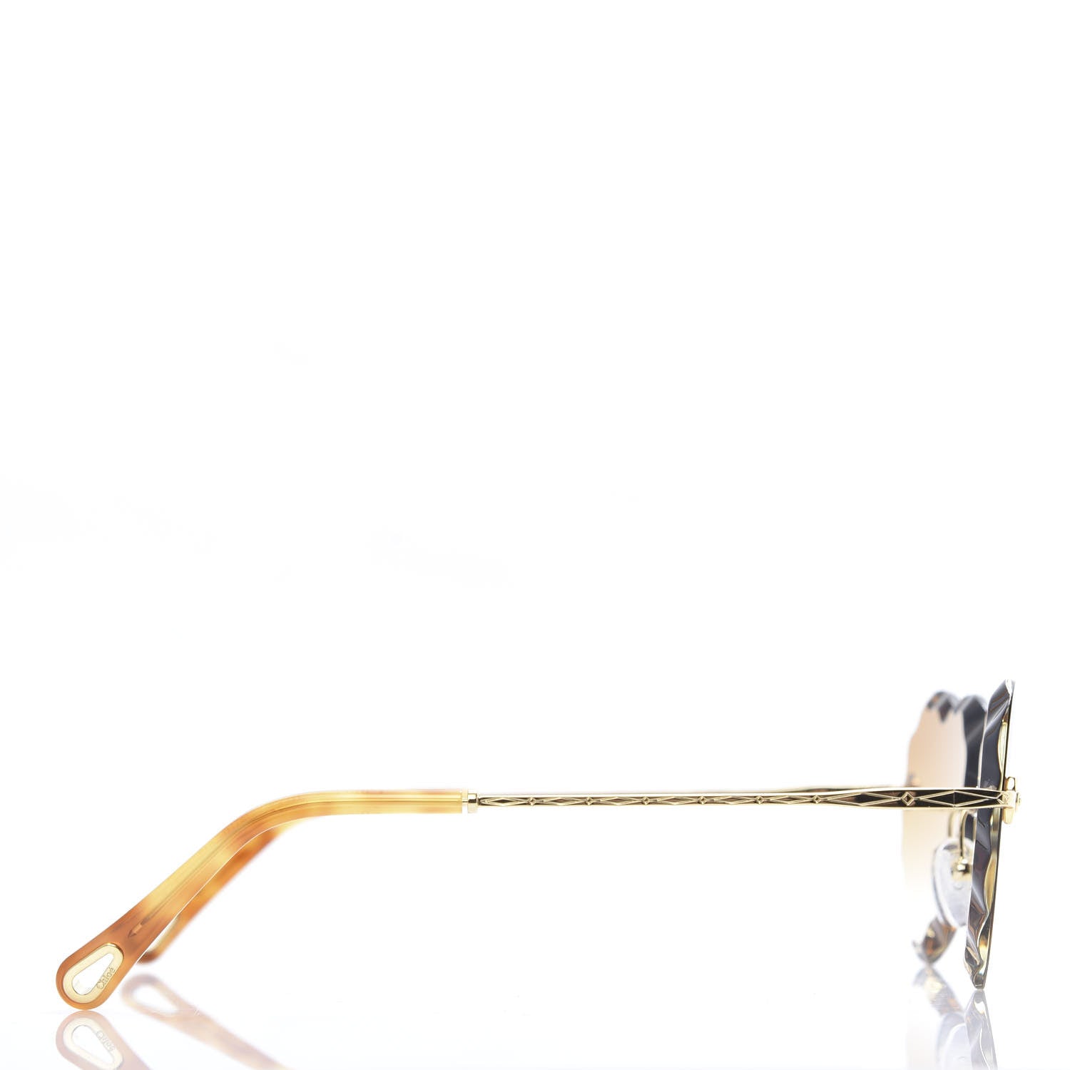 Chloe Heart Sunglasses CE150S Gold 3 of 7