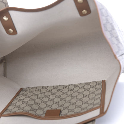 Gucci GG Plus Monogram Medium Signature Web Loop Tote Brown 5 of 10