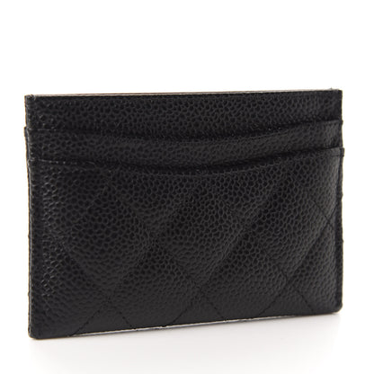 Chanel Caviar Quilted Card Holder Black 3 of 9
