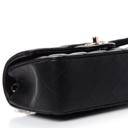 Chanel Lambskin Quilted Mini Rectangular Flap Black 6 of 10
