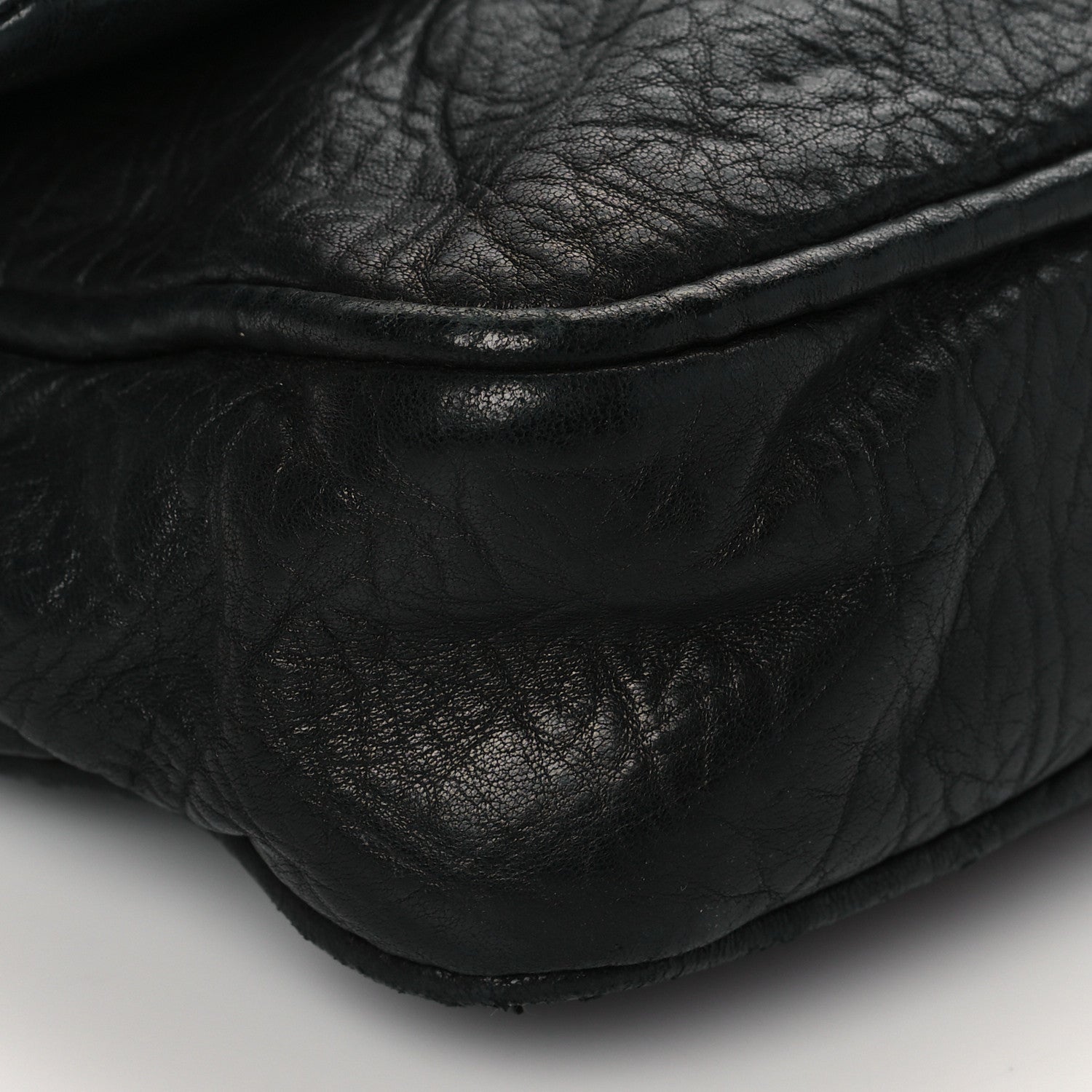 Chanel Distressed Lambskin Lady Braid Flap Black 8 of 9