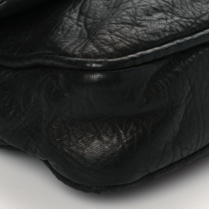 Chanel Distressed Lambskin Lady Braid Flap Black 8 of 9