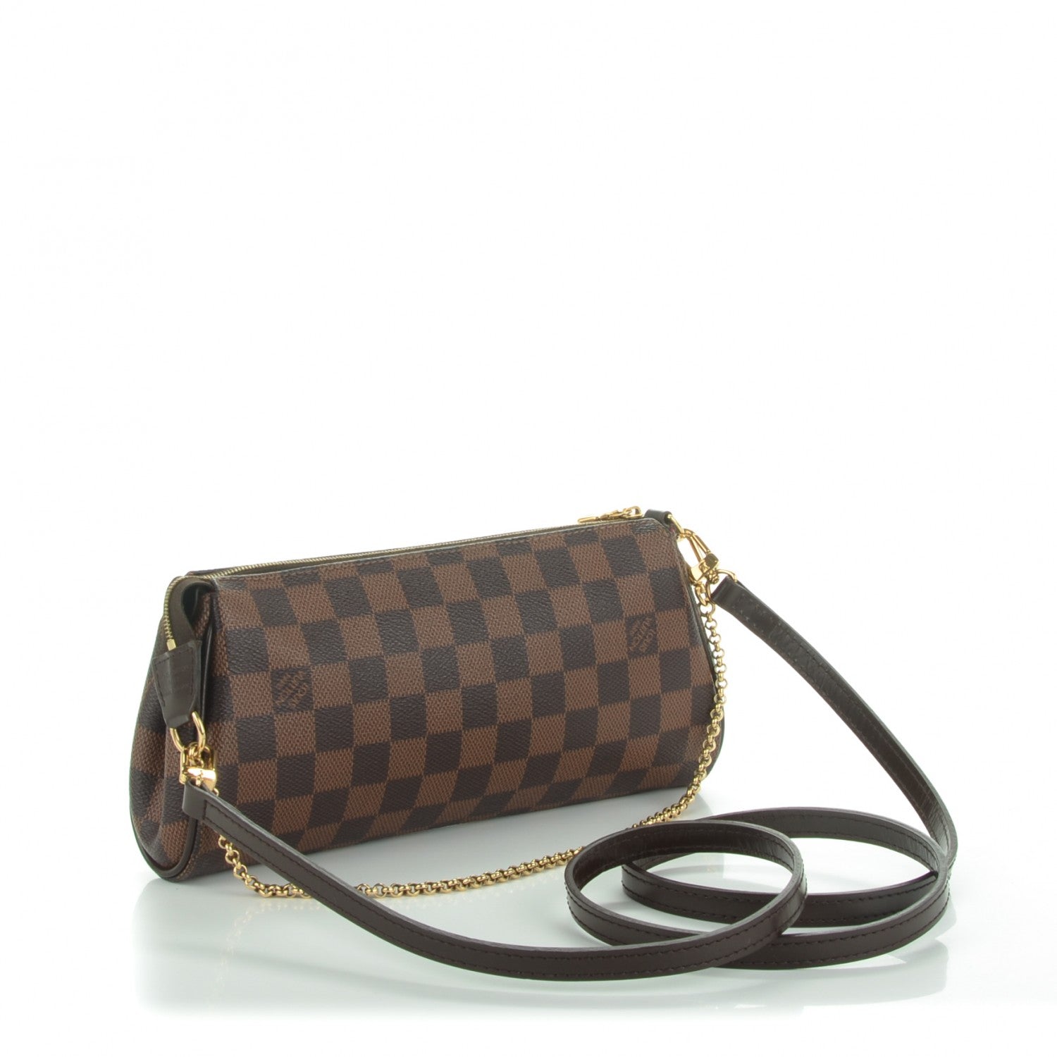 Louis Vuitton Damier Ebene Eva Clutch 3 of 7