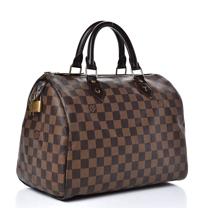 Louis Vuitton Damier Ebene Speedy 30 3 of 15