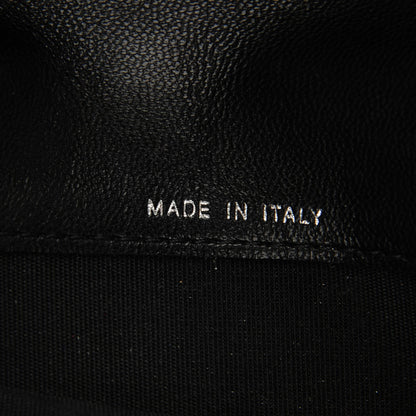 Chanel Lambskin Quilted Boy Yen Wallet Black 6 of 8