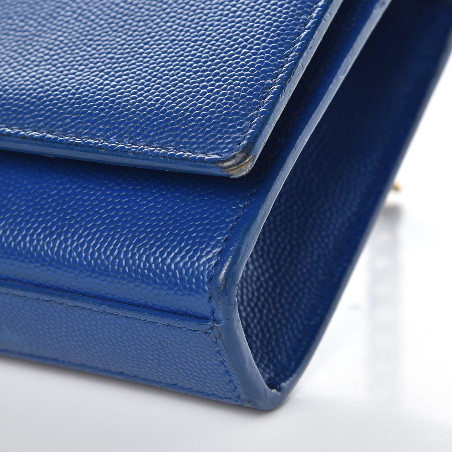 Grain De Poudre Small Classic Monogram Kate Satchel Royal Blue