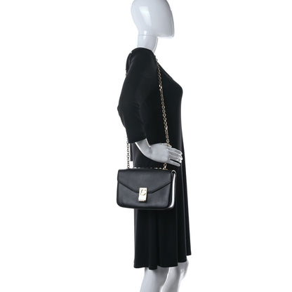 Celine Shiny Calfskin Medium C Bag Black 2 of 14