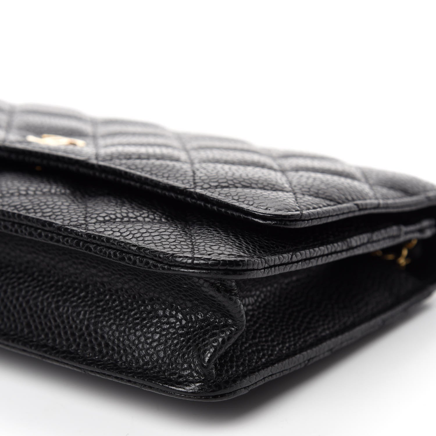 Chanel Caviar Quilted Wallet On Chain WOC Black 7 of 12