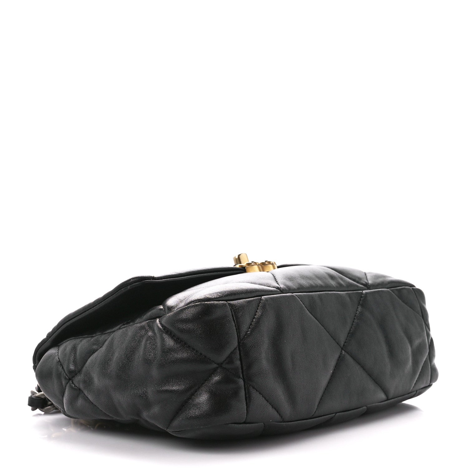 Chanel Lambskin Quilted Medium Chanel 19 Flap Black 4 of 10