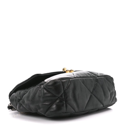 Chanel Lambskin Quilted Medium Chanel 19 Flap Black 4 of 10