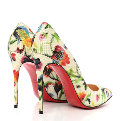Christian Louboutin Patent Mosaique So Kate 120 Pumps 39 Multicolor 4 of 7