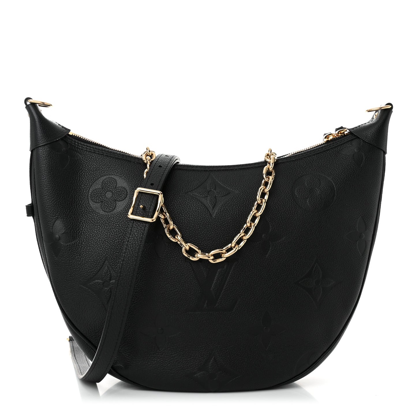 Empreinte Monogram Giant Loop Hobo Black